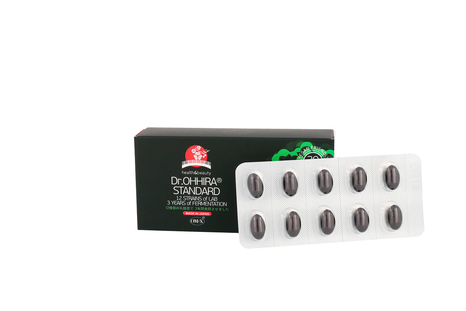 Dr.OHHIRA® STANDARD 3-AASTANE RETSEPT 12 SORDI ELUSBAKTERITEGA, 3 x 30 kapslit