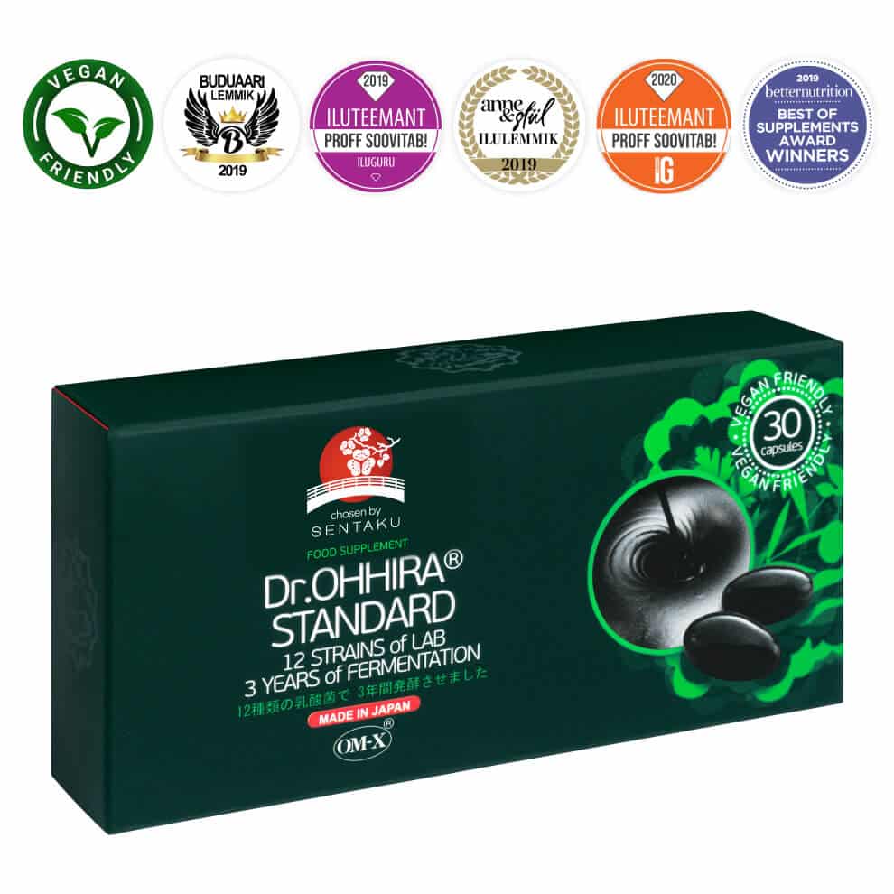 Dr.OHHIRA® STANDARD 3-AASTANE RETSEPT 12 SORDI ELUSBAKTERITEGA